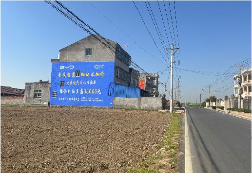 泸水墙体广告用的是什么漆？