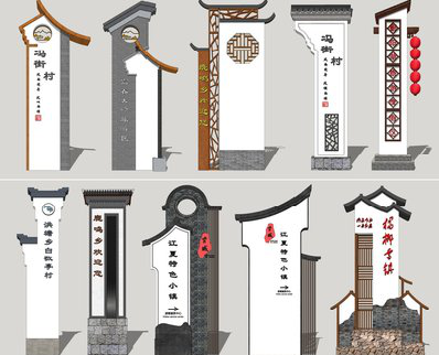 泸水美丽乡村标识标牌有哪些分类？