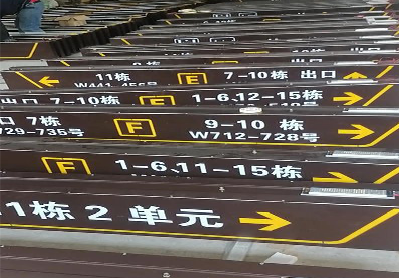 泸水广告标识中，常见的几种安装方式。